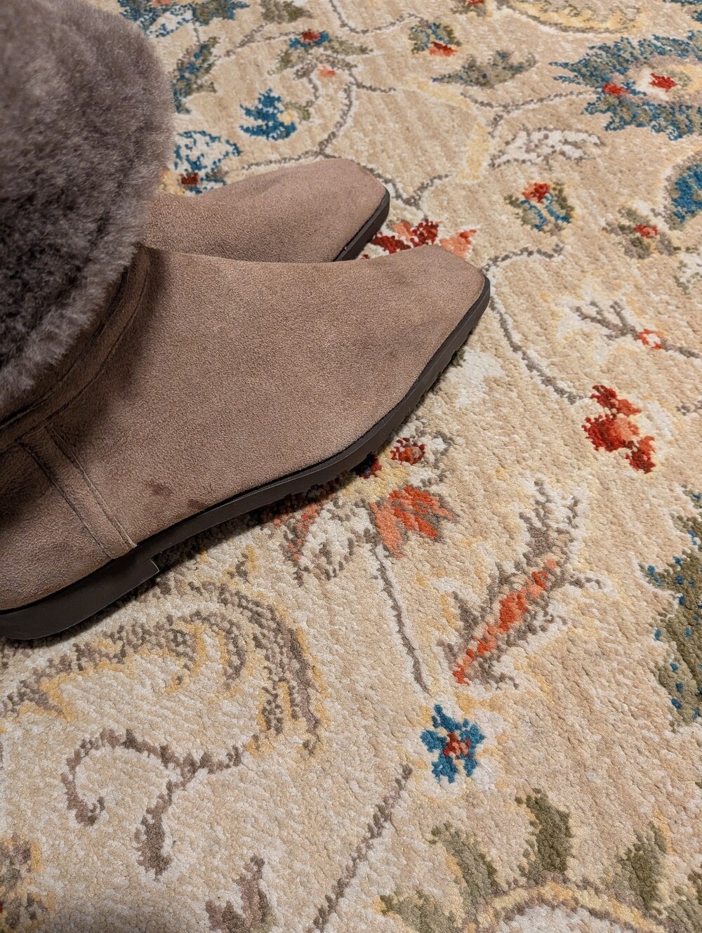 TOTEME Shearling-lined suede ankle boots - Picture 11 of 16